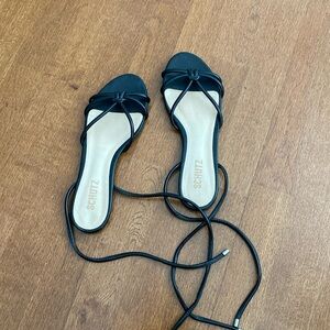Schutz black sandals